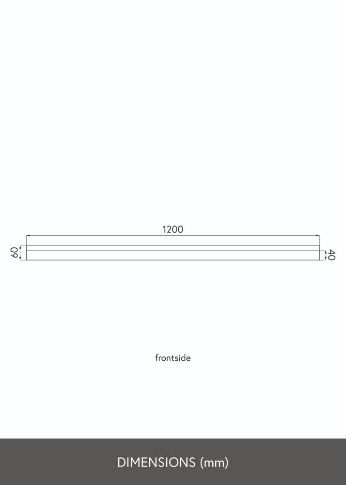 KAILA KAILA Fotoplank Wit 120 cm