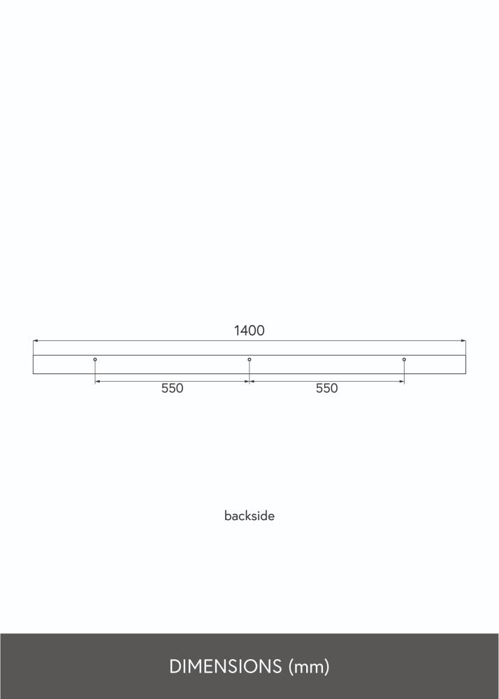 KAILA KAILA Fotoplank Zwart 140 cm