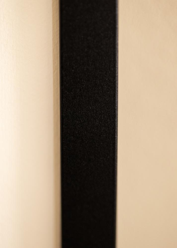 Ram med passepartou Fotolijst Deco Zwart 50x100 cm - Passe-partout Wit 40x90 cm
