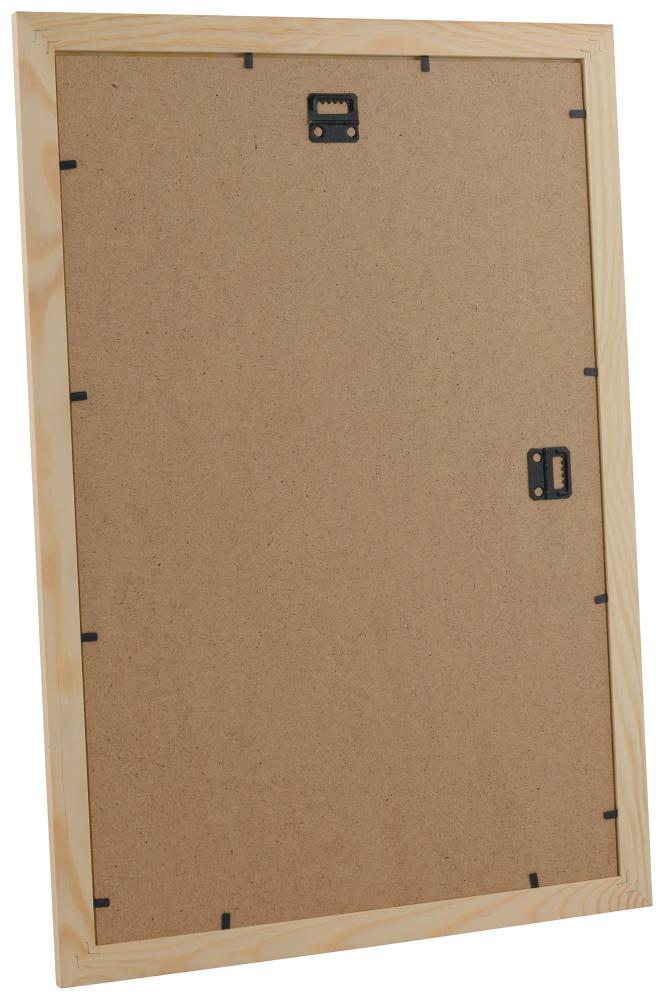 Ram med passepartou Fotolijst Trendline Natuur 30x45 cm - Passe-partout Wit 20x35 cm