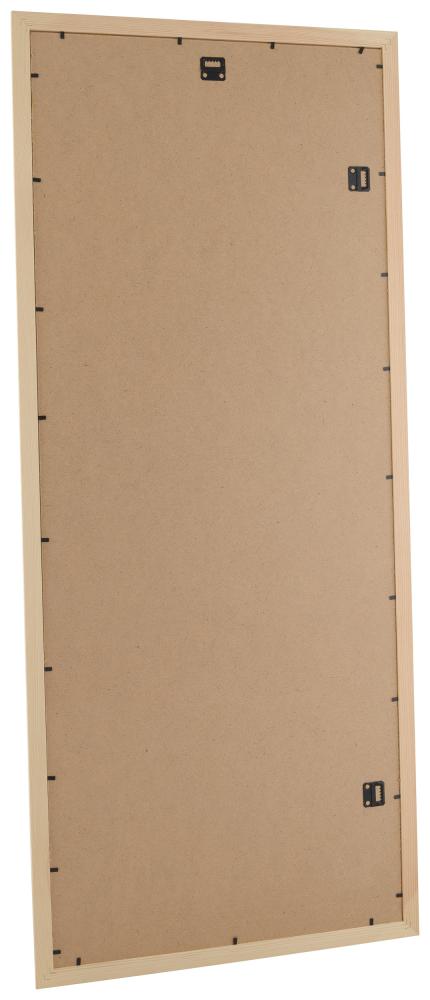 Ram med passepartou Fotolijst Trendline Natuur 50x100 cm - Passe-partout Wit 30x80 cm