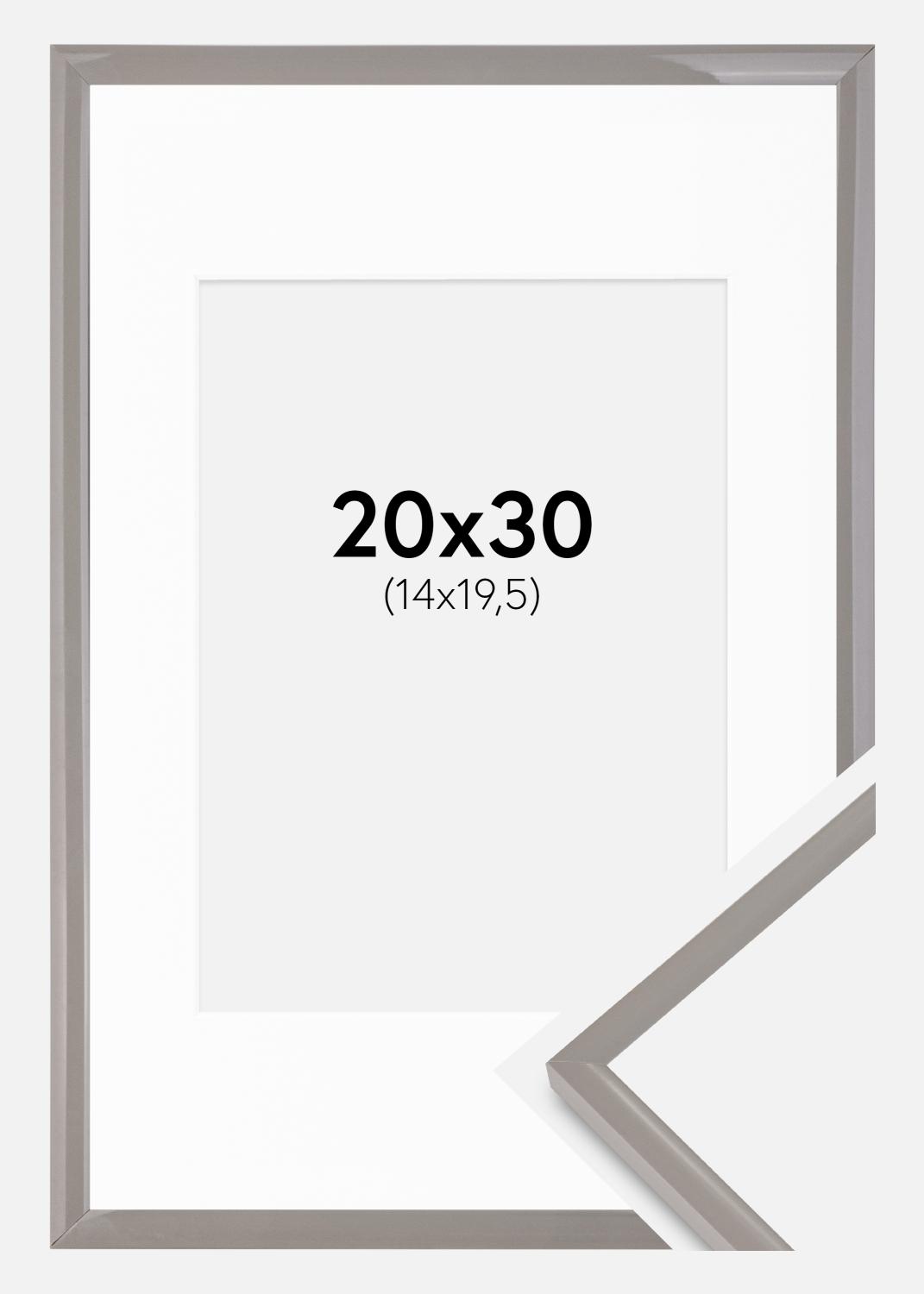 Product Image for Fotolijst New Lifestyle aarde grijs 20x30 cm - Passe-partout Wit 15x21 cm