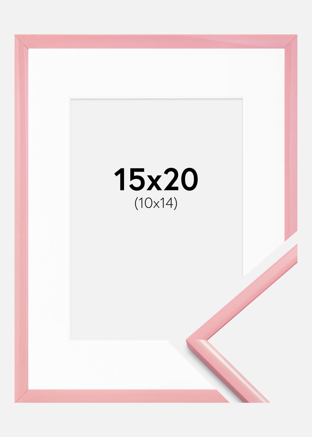 Product Image for Fotolijst New Lifestyle Roze 15x20 cm - Passe-partout Wit 11x15 cm