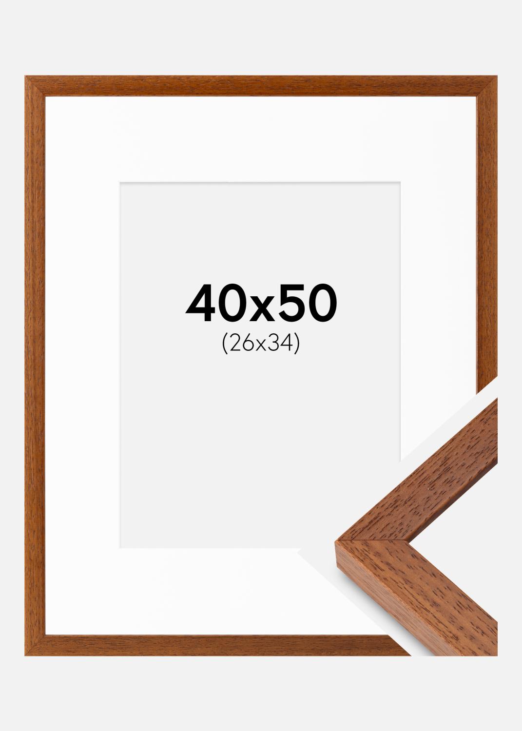 Product Image for Fotolijst Hermes Boek 40x50 cm - Passe-partout Wit 27x35 cm