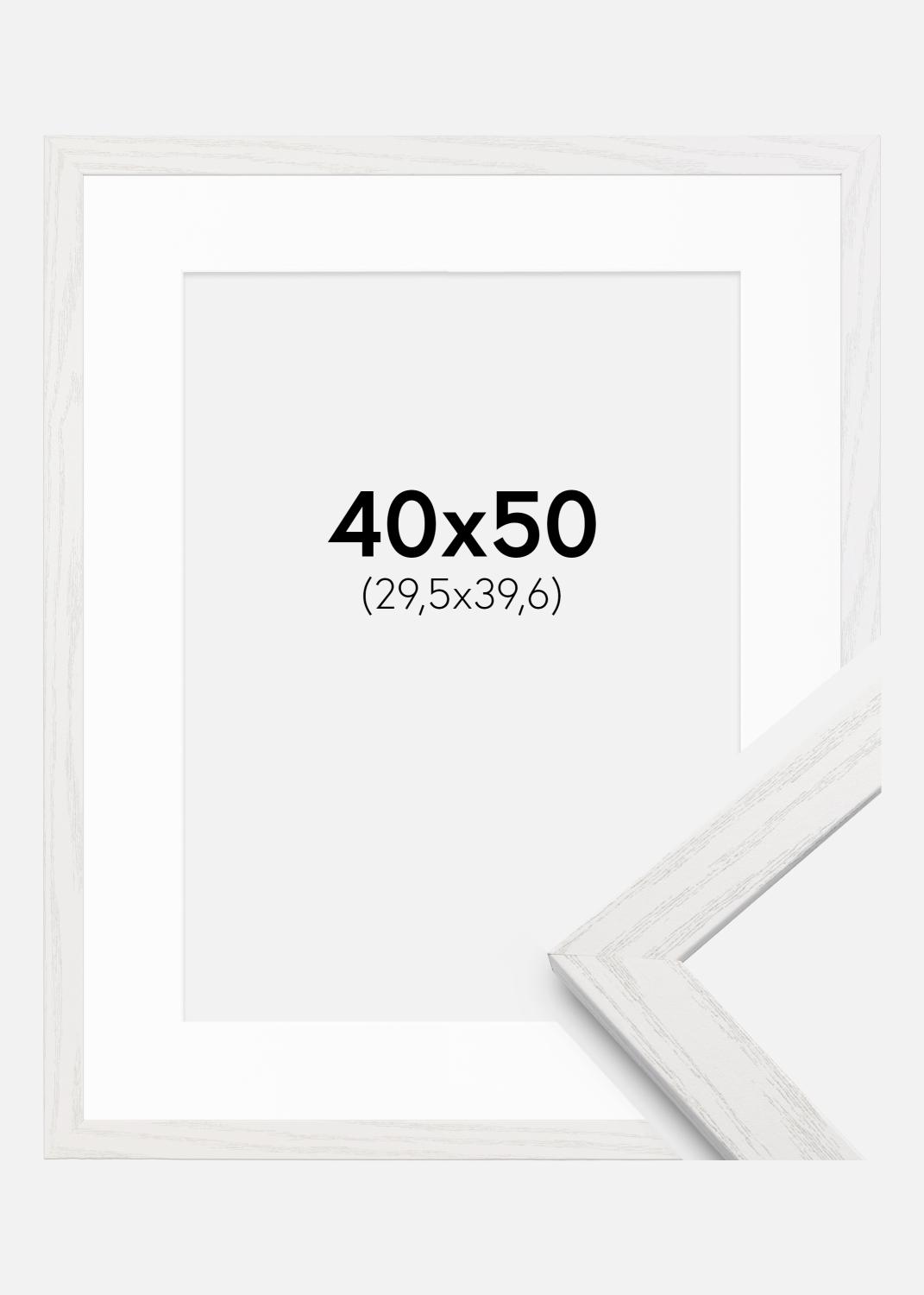 Product Image for Fotolijst Stilren Wit eik 40x50 cm - Passe-partout Wit 12x16 inches