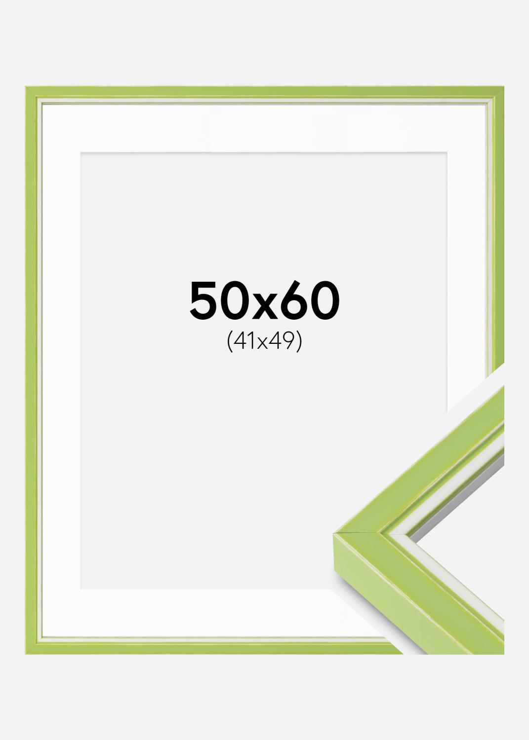 Product Image for Fotolijst Diana Lichtgroen 50x60 cm - Passe-partout Wit 42x50 cm