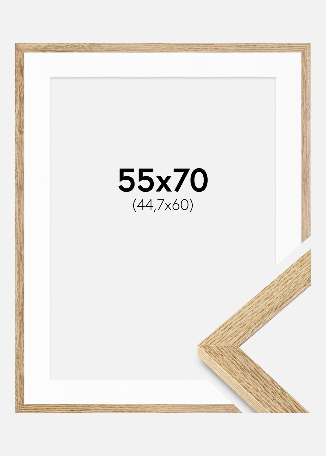 Product Image for Fotolijst Selection Eik 55x70 cm - Passe-partout Wit 45,7x61 cm