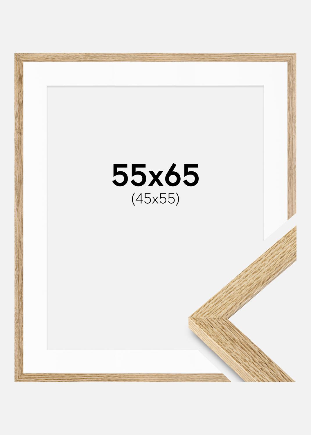 Product Image for Fotolijst Selection Eik 55x65 cm - Passe-partout Wit 46x56 cm