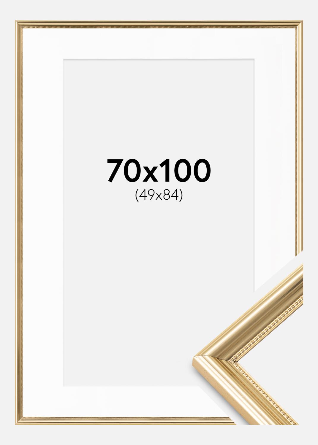 Product Image for Fotolijst Gala Goud 70x100 cm - Passe-partout Wit 50x85 cm