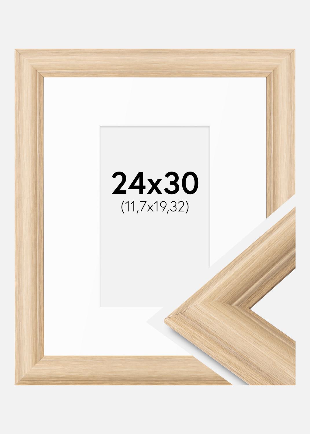 Product Image for Fotolijst Västkusten Eik 24x30 cm - Passe-partout Wit 5x8 inches