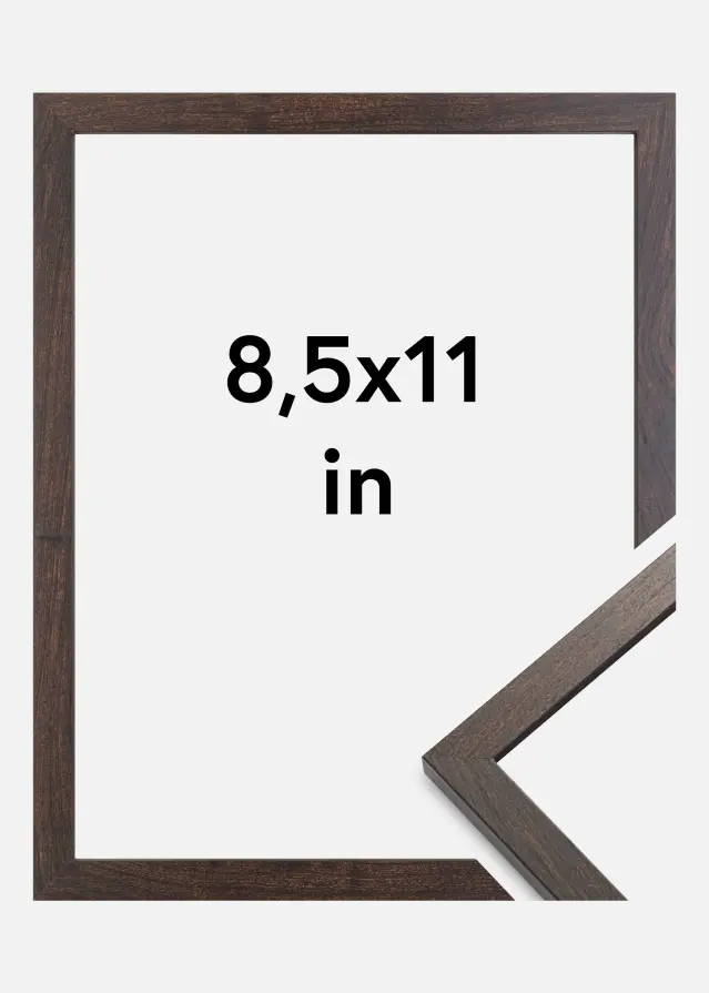 Artlink Fotolijst Trendy Acrylglas Walnoot 8,5x11 inches (21,59x27,94 cm)