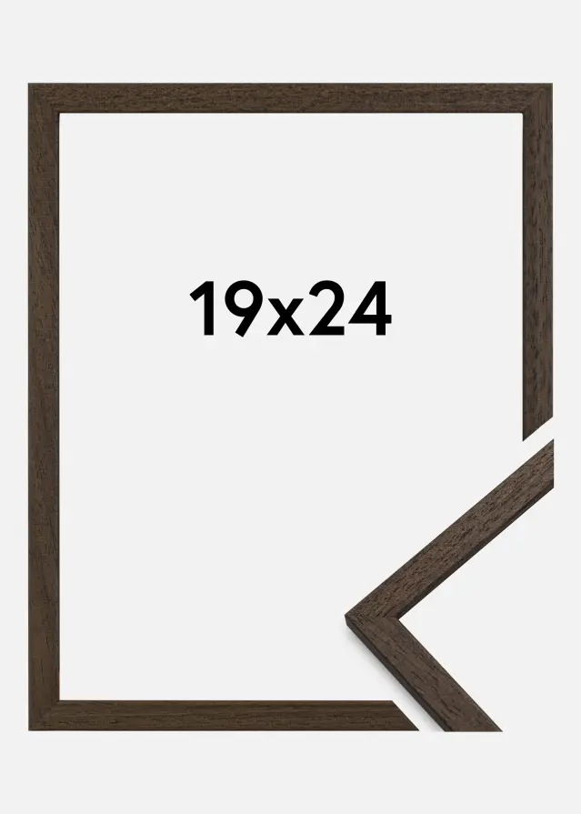 Galleri 1 Fotolijst Edsbyn Acrylglas Walnoot 19x24 cm