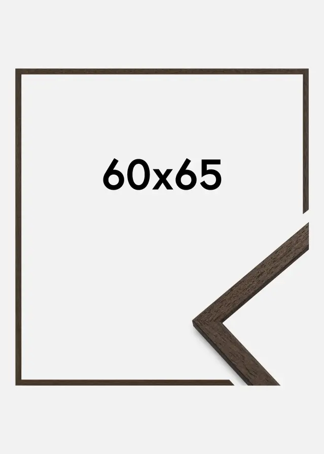 Galleri 1 Fotolijst Edsbyn Acrylglas Walnoot 60x65 cm