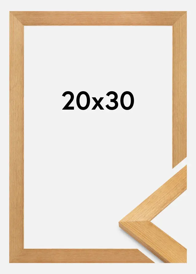 Jämtlands Ramfabrik Fotolijst Sandra Acrylglas Eiken 20x30 cm
