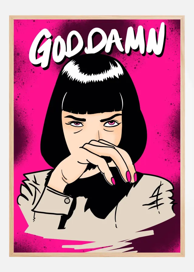 Bildverkstad GODDAMN! Poster