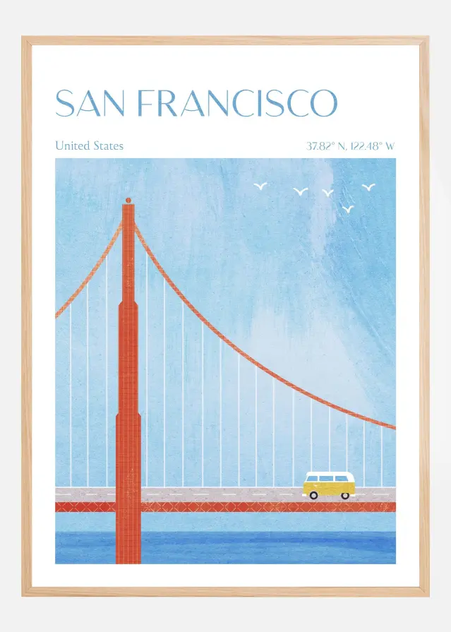 Bildverkstad San Francisco Poster