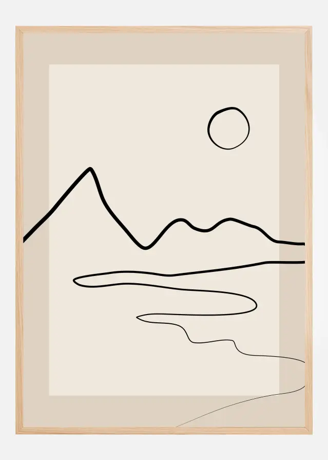 Bildverkstad 3x4 Aspectratiolineart2 Poster