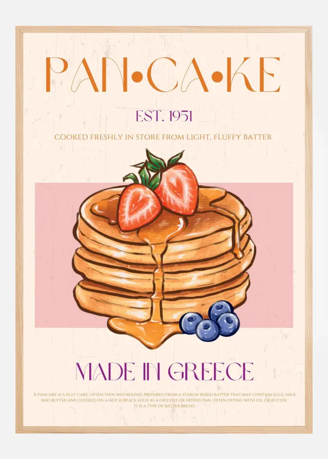 Bildverkstad Pancake Poster