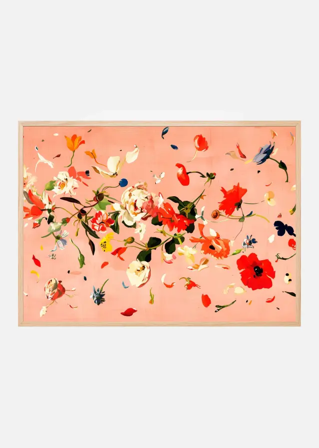 Bildverkstad Floatingflowers Poster