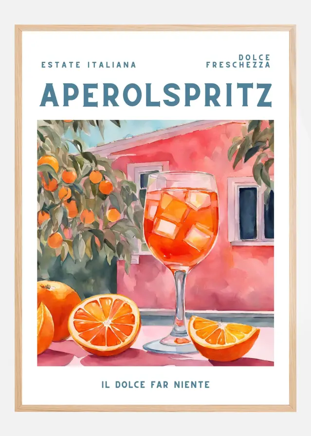 Bildverkstad Aperol Spritz Poster