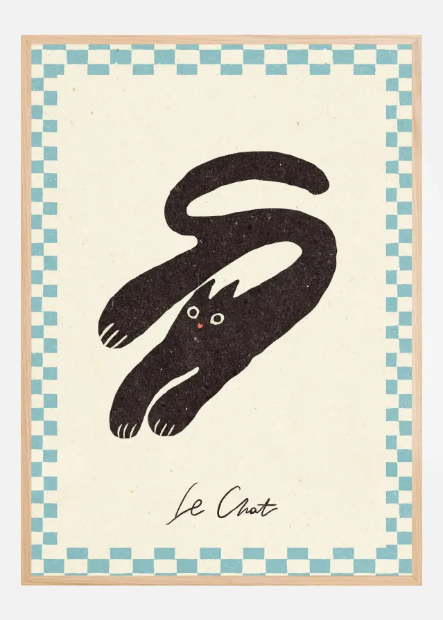 Bildverkstad Le Chat Poster