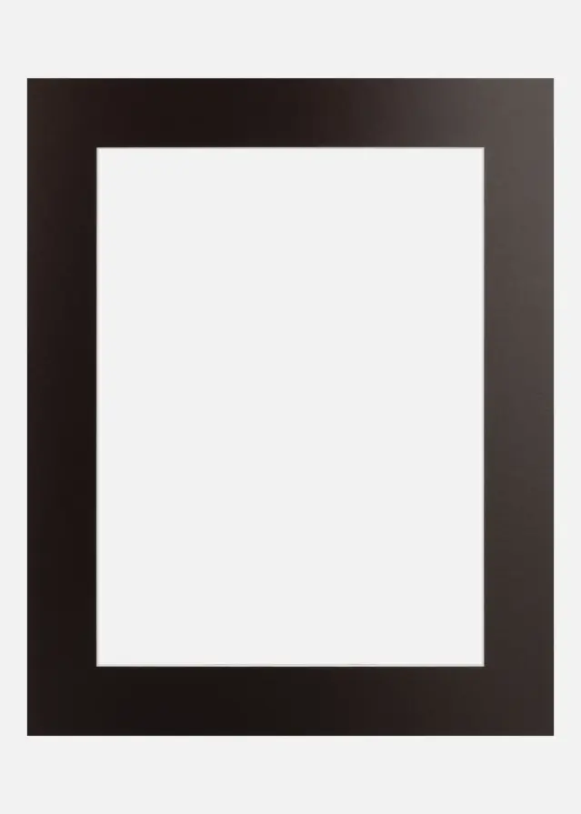 Jämtlands Ramfabrik Passepartout Oil-Rubbed Bronze Metal (Witte kern) 30x40 cm (19x29)