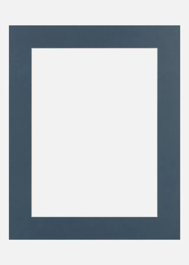 Jämtlands Ramfabrik Passepartout Blue Monday (Witte kern) A4 21x29,7 cm (14x19)