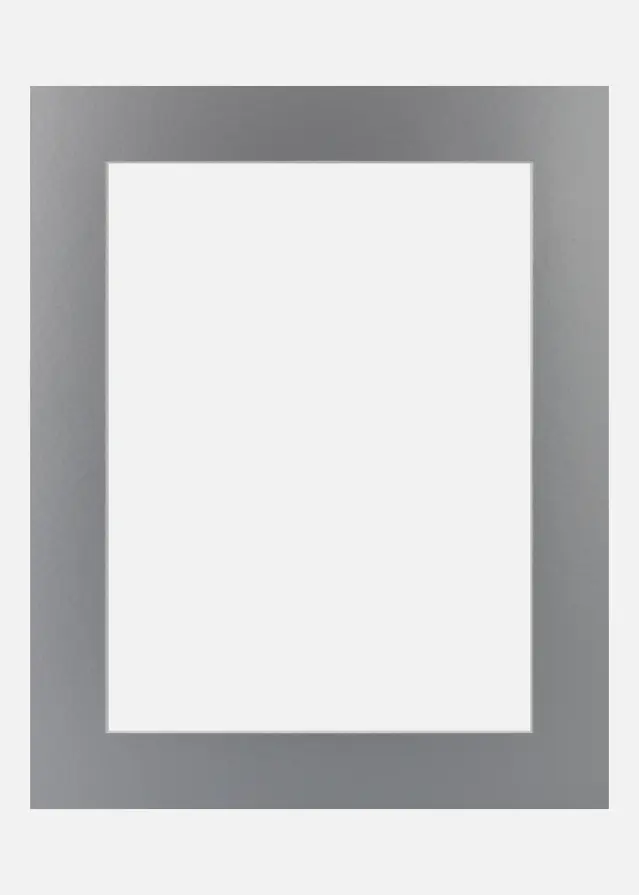 Jämtlands Ramfabrik Passepartout Silver Star Metal (Witte kern) 50x70 cm (41x58,4 - A2)
