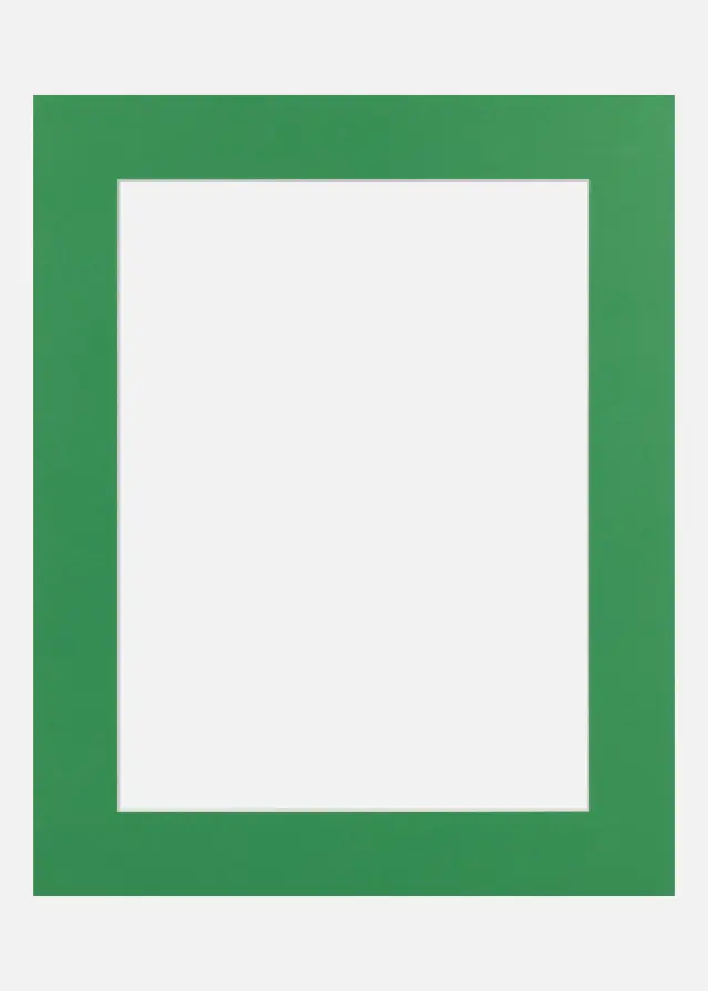 Jämtlands Ramfabrik Passepartout Irish Green (Witte kern) 50x70 cm (39x59)