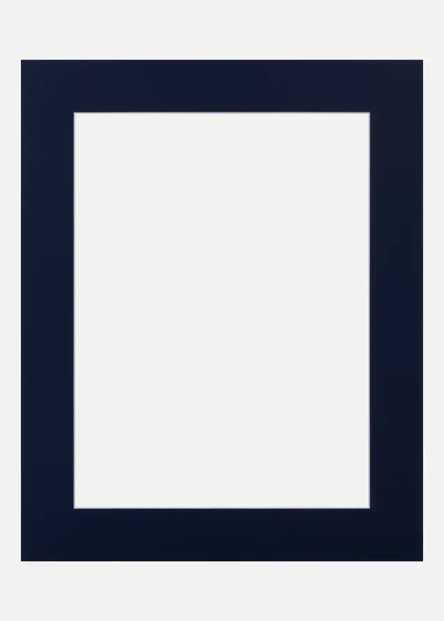 Jämtlands Ramfabrik Passepartout Deep Blue (Witte kern) 60x80 cm (49x69)
