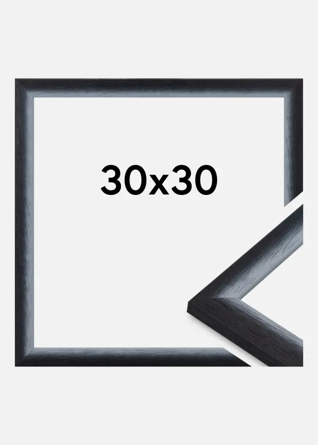 Jämtlands Ramfabrik Fotolijst Cornwall Acrylglas Zwart 30x30 cm