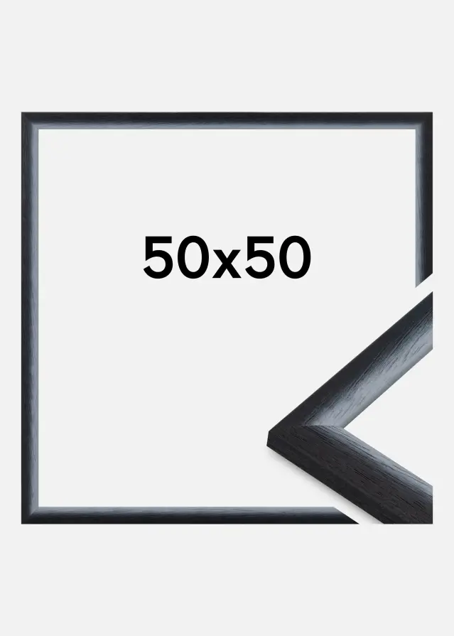 Jämtlands Ramfabrik Fotolijst Cornwall Acrylglas Zwart 50x50 cm