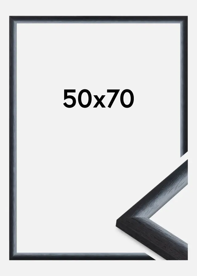 Jämtlands Ramfabrik Fotolijst Cornwall Acrylglas Zwart 50x70 cm