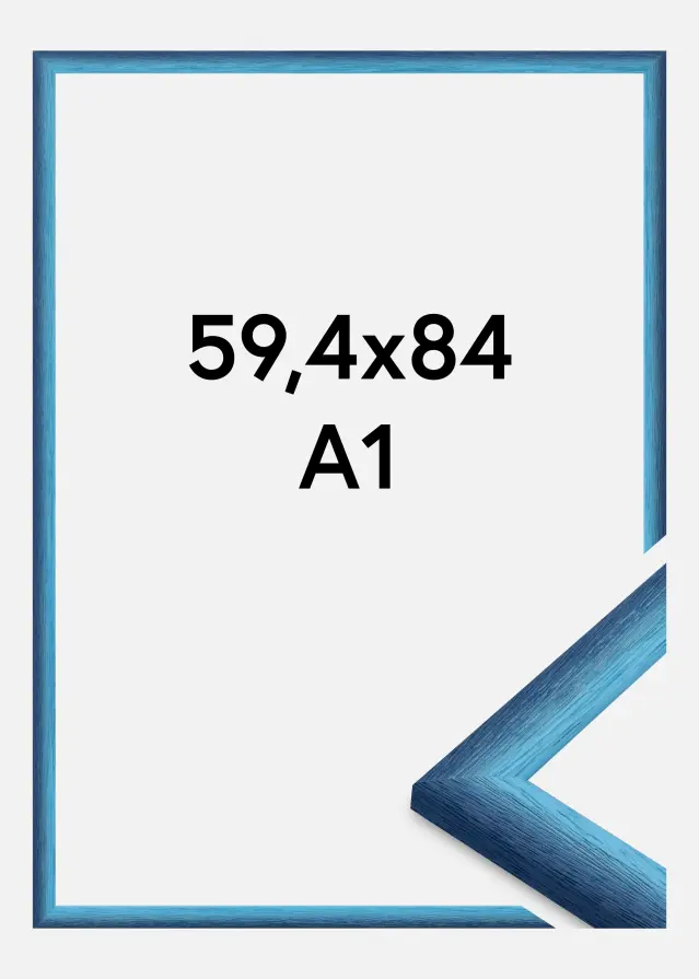 Jämtlands Ramfabrik Fotolijst Cornwall Acrylglas Donkerblauw 59,4x84 cm (A1)