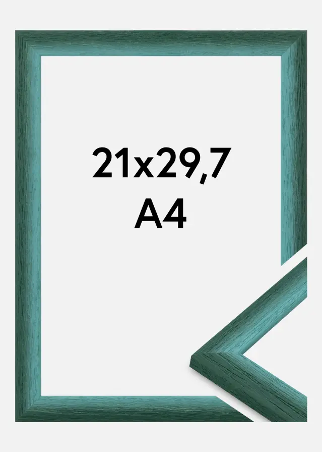 Jämtlands Ramfabrik Fotolijst Cornwall Acrylglas Donkergroen 21x29,7 cm (A4)