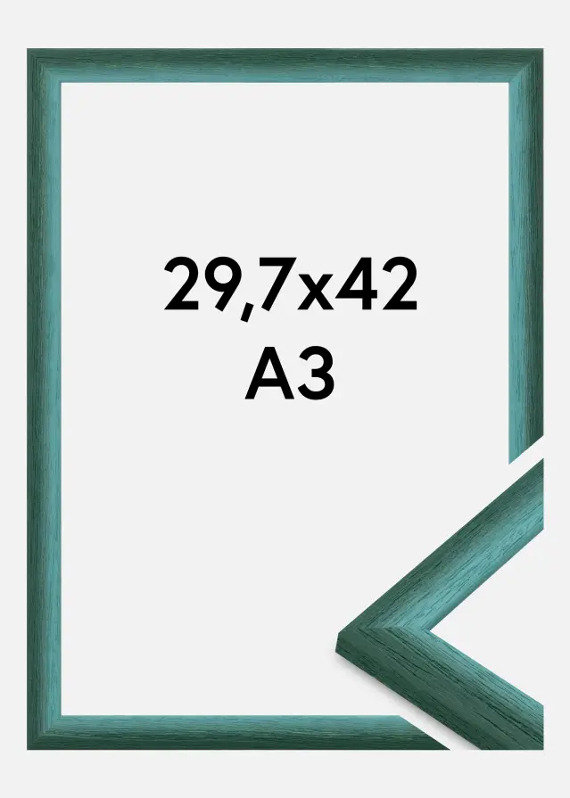 Jämtlands Ramfabrik Fotolijst Cornwall Acrylglas Donkergroen 29,7x42 cm (A3)