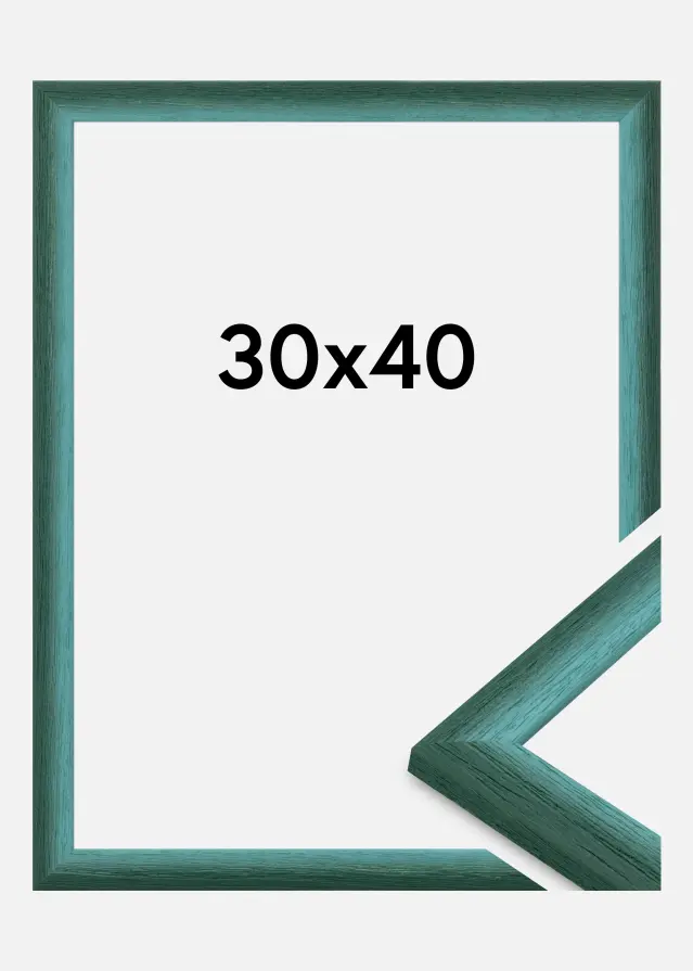 Jämtlands Ramfabrik Fotolijst Cornwall Acrylglas Donkergroen 30x40 cm