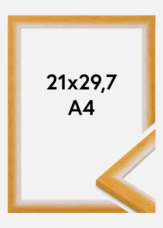 Jämtlands Ramfabrik Fotolijst Cornwall Acrylglas Goud 21x29,7 cm (A4)