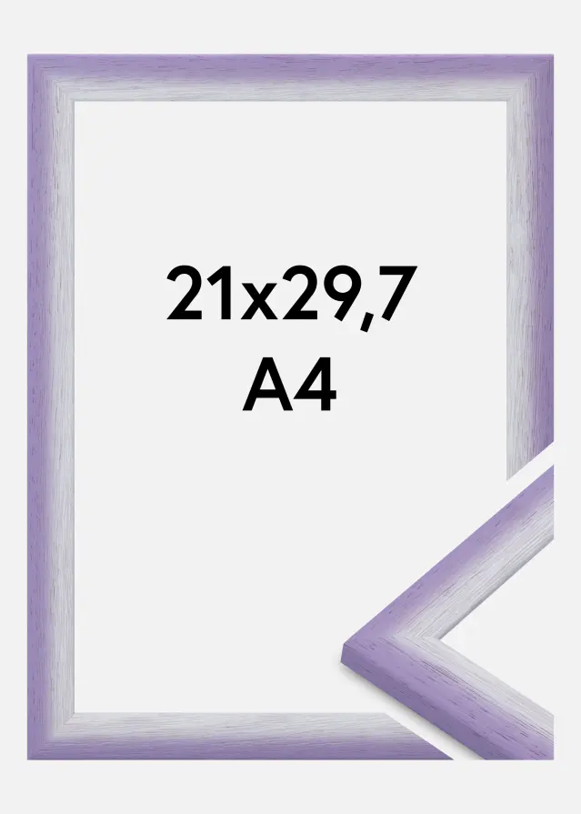 Jämtlands Ramfabrik Fotolijst Cornwall Acrylglas Lichtpaars 21x29,7 cm (A4)