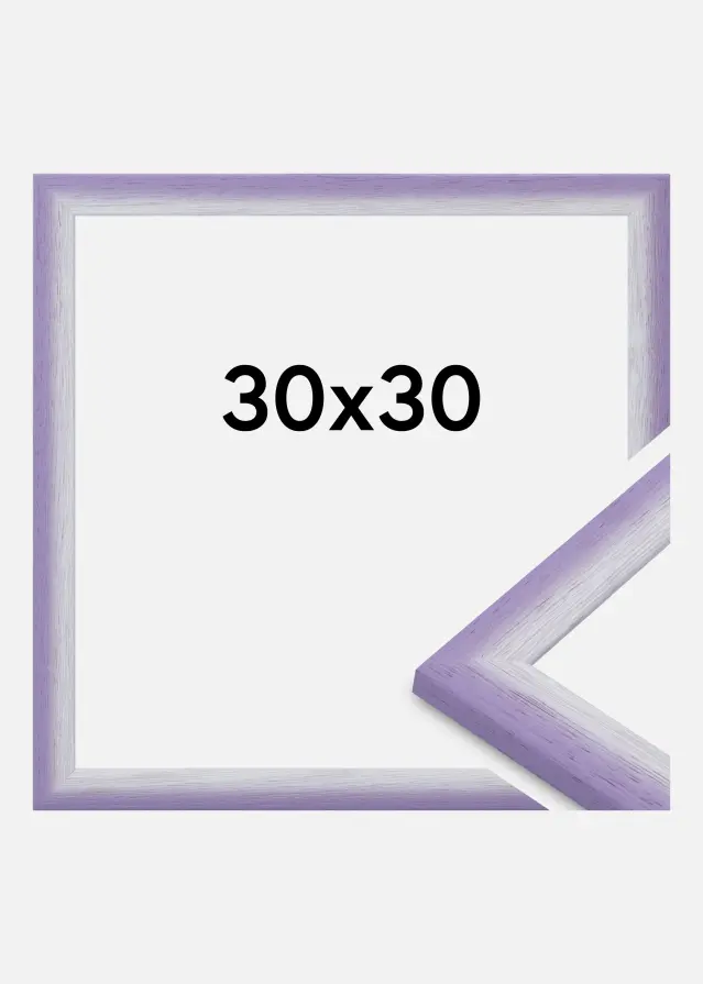 Jämtlands Ramfabrik Fotolijst Cornwall Acrylglas Lichtpaars 30x30 cm