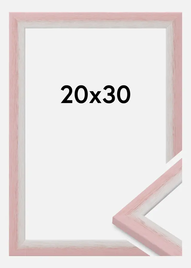 Jämtlands Ramfabrik Fotolijst Cornwall Acrylglas Roze 20x30 cm