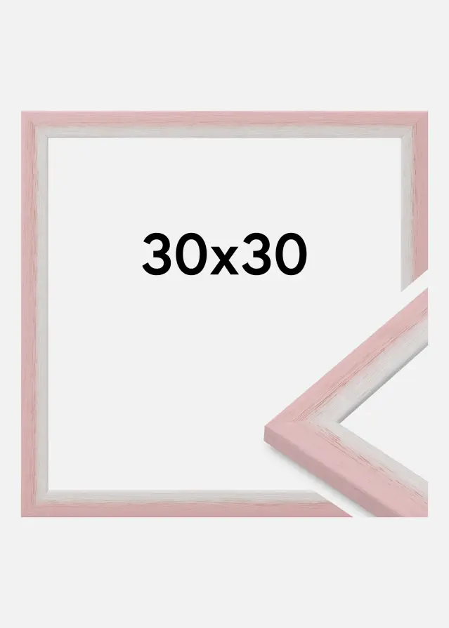Jämtlands Ramfabrik Fotolijst Cornwall Acrylglas Roze 30x30 cm
