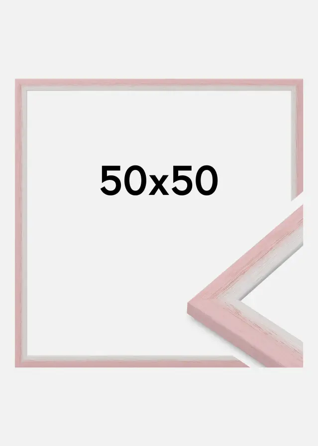 Jämtlands Ramfabrik Fotolijst Cornwall Acrylglas Roze 50x50 cm
