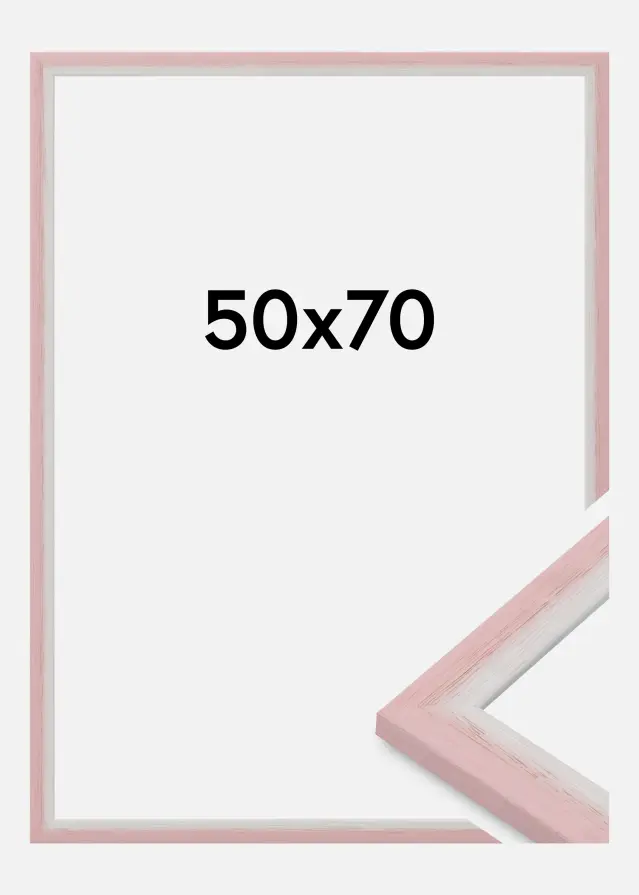 Jämtlands Ramfabrik Fotolijst Cornwall Acrylglas Roze 50x70 cm