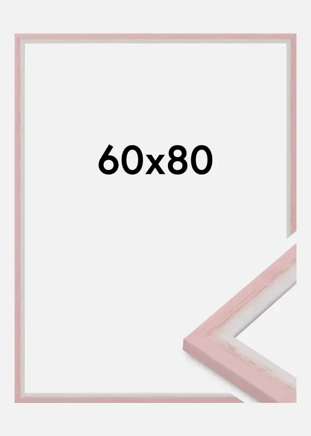 Jämtlands Ramfabrik Fotolijst Cornwall Acrylglas Roze 60x80 cm