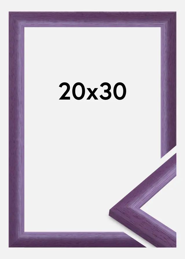 Jämtlands Ramfabrik Fotolijst Cornwall Acrylglas Paars 20x30 cm