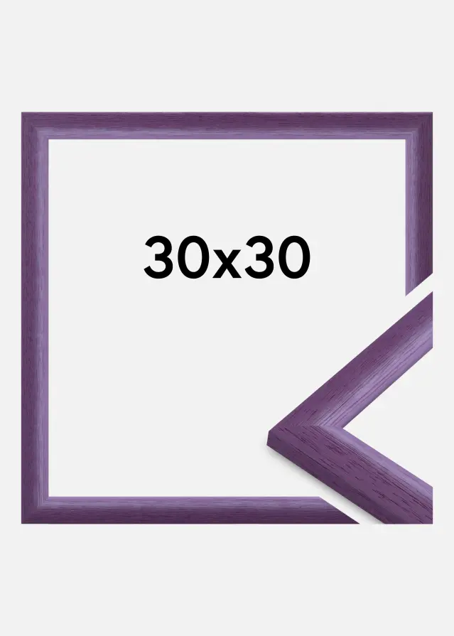 Jämtlands Ramfabrik Fotolijst Cornwall Acrylglas Paars 30x30 cm