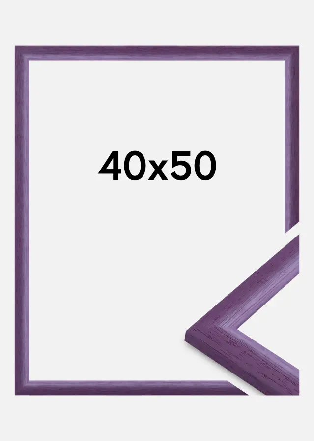 Jämtlands Ramfabrik Fotolijst Cornwall Acrylglas Paars 40x50 cm