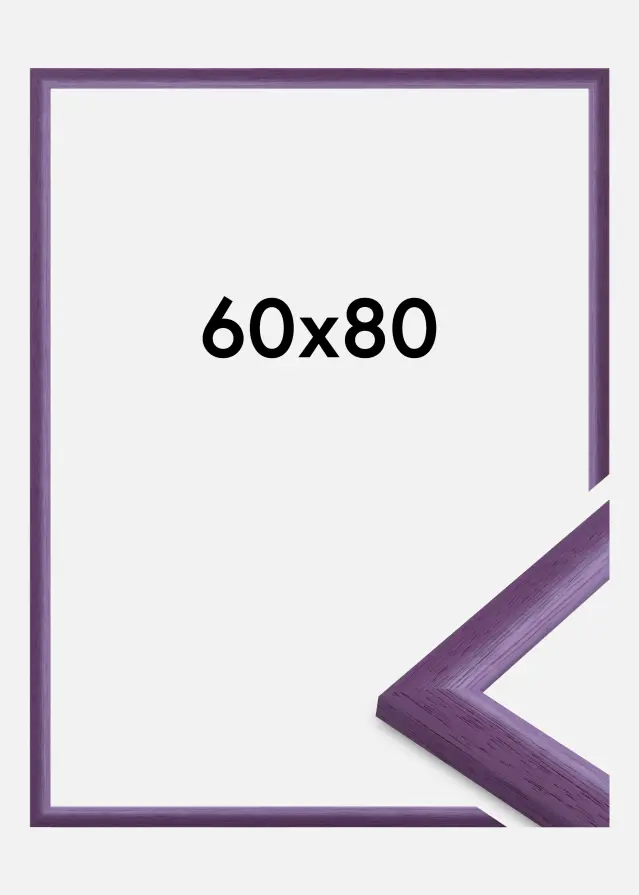Jämtlands Ramfabrik Fotolijst Cornwall Acrylglas Paars 60x80 cm