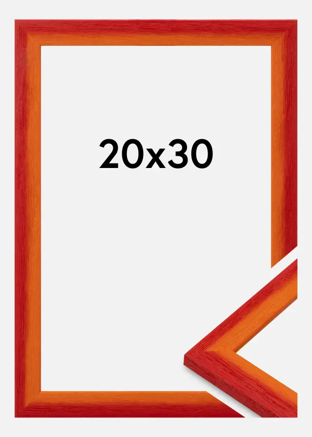 Jämtlands Ramfabrik Fotolijst Cornwall Acrylglas Rood 20x30 cm